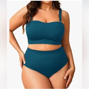 Elegant Teal Bikini Set